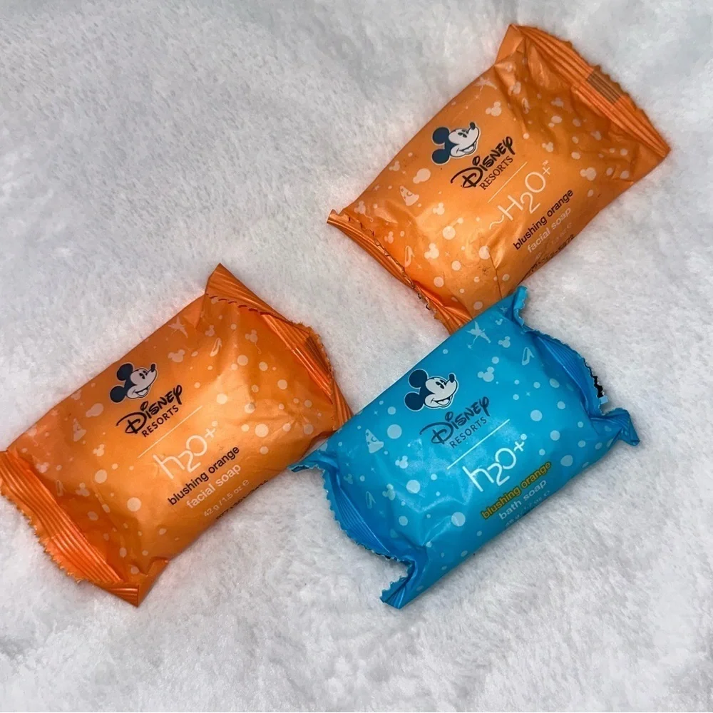 Disney resorts 3 bars of soap blushing orange